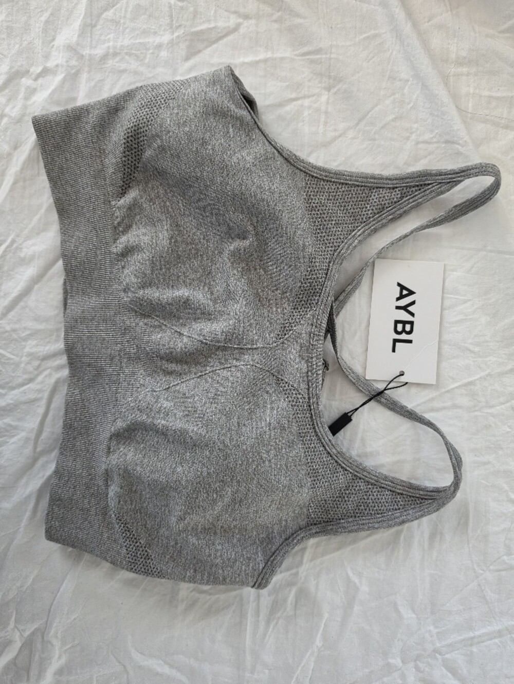 AYBL Women's Seamless Sports Bra - Gray